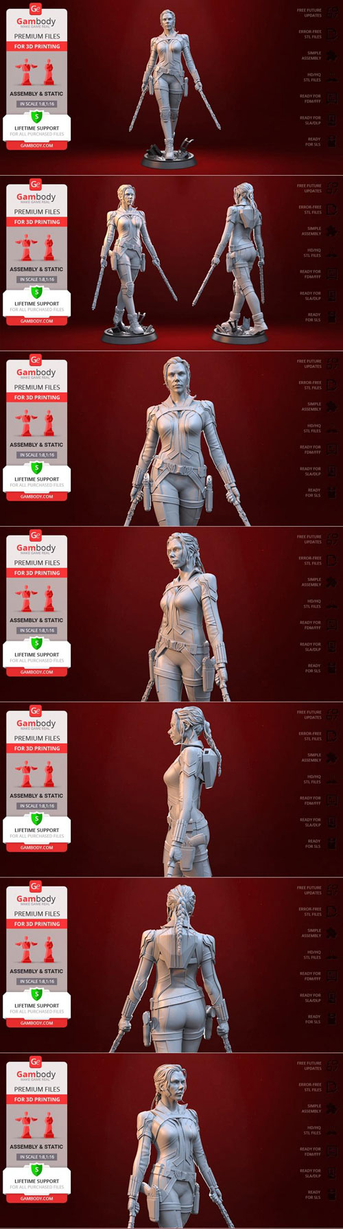 Black Widow 3D Print