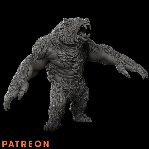 Werebear 3D Print