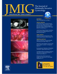 JMIG Journal of Minimally Invasive Gynecology - January 2014