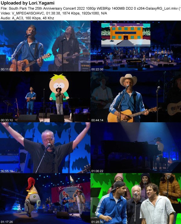 South Park The 25th Anniversary Concert (2022) 1080p WEBRip x264-GalaxyRG