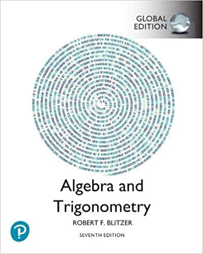 Algebra and Trigonometry, 7th Edition, Global Edition