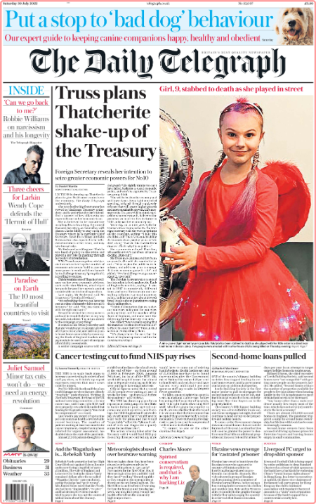 The Daily Telegraph (UK) - No  52,007 [30 Jul 2022]