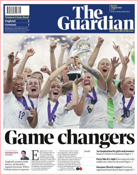 The Guardian - No  54,724 [01 Aug 2022]