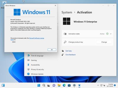 Windows 11 Enterprise 21H2 Build 22621.382 (No TPM Required) With Office 2021 Pro Plus Preactivated (x64)
