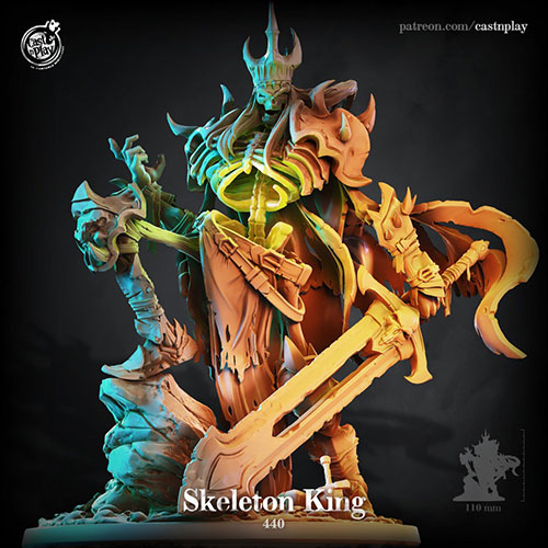 Skeleton King 3D Print