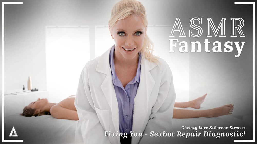[AdultTime.com] Christy Love, Serene Siren (ASMR Fantasy - Fixing You - Sexbot Repair Diagnostic! / 14.08.22) [2022, Lesbian, Milf, ASMR, Squirt, 1080p]