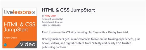 Andy Olsen - HTML & CSS JumpStart