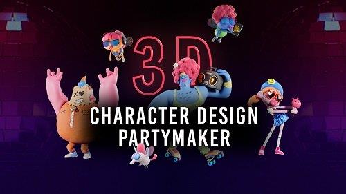 Motion Design School - 3D Character Design Partymaker