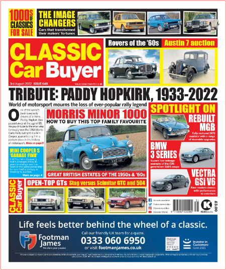 Classic Car Buyer - 3 08 2022