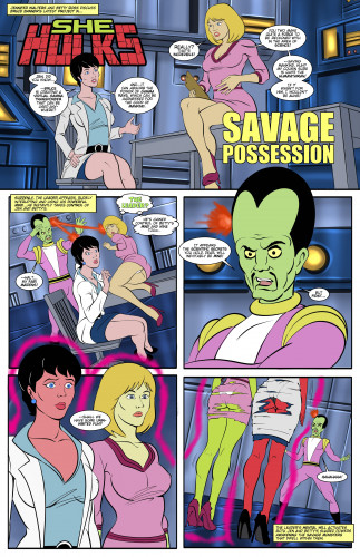 Tim Phillips - She-Hulk: Savage Possession Porn Comics