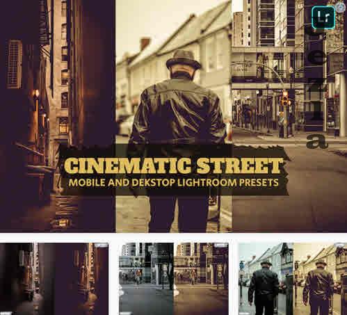 Cinematic Street Lightroom Presets Dekstop Mobile