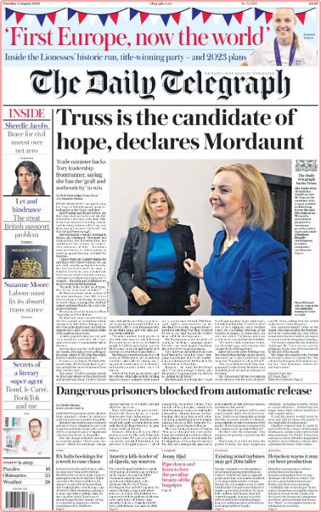 The Daily Telegraph (UK) - No  52,009 [02 Aug 2022]