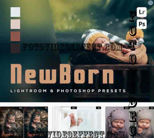 6 NewBorn Lightroom and Photoshop Presets