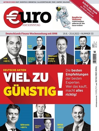 Euro am Sonntag Finanzmagazin Nr 33 vom 19 August 2022