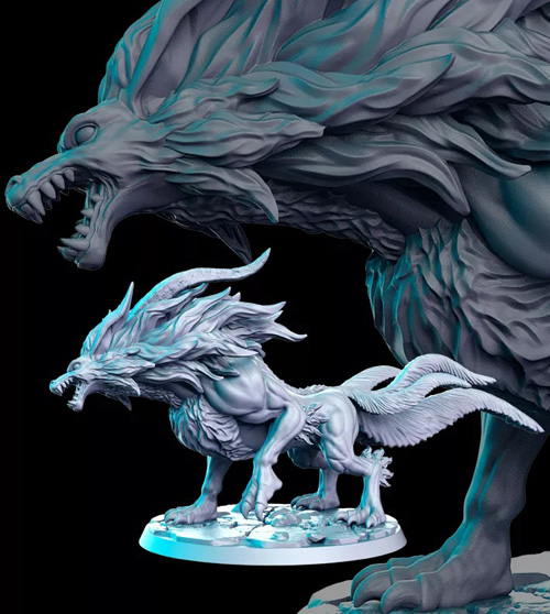 Icewolf 3D Print