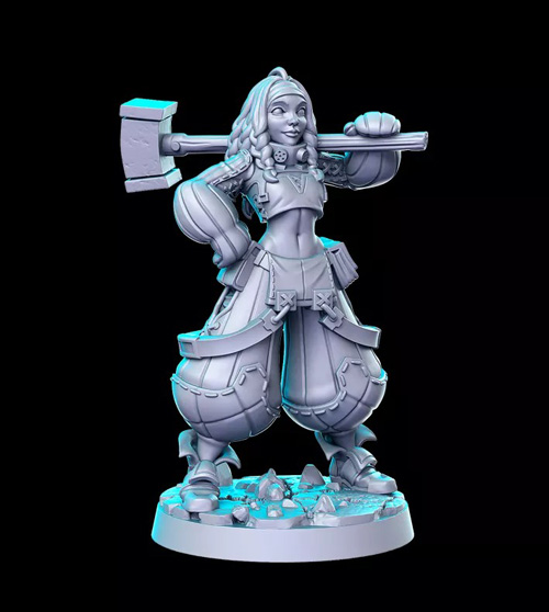 Phoebe (monster-hunting engineer) 3D Print