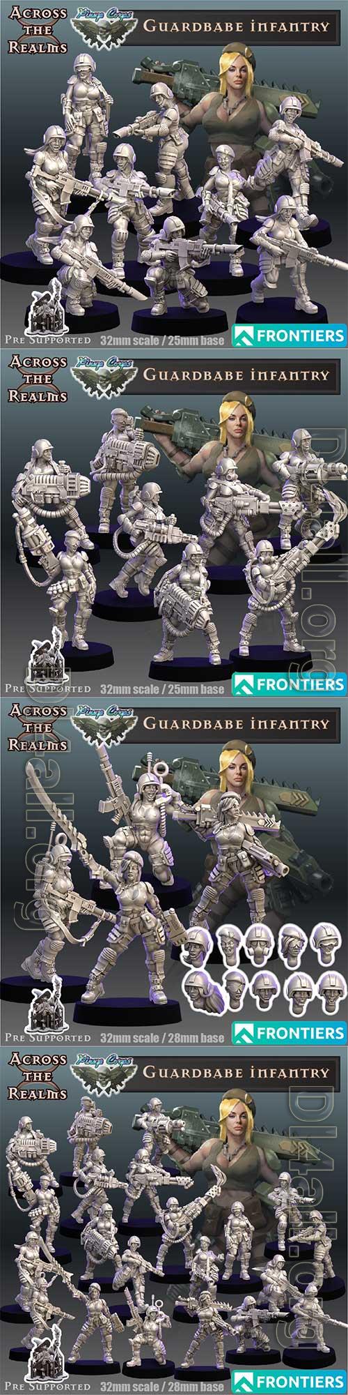 Guardbabe Infantry 3D Print