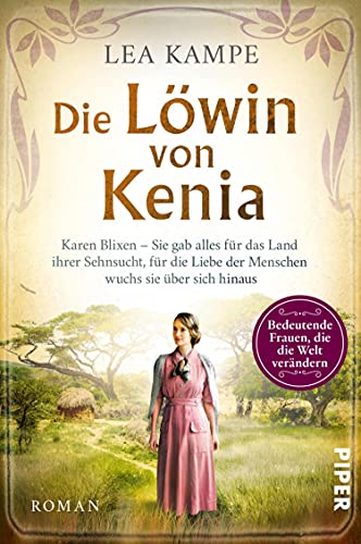 Cover: Lea Kampe  -  Die Löwin von Kenia  Karen Blixen