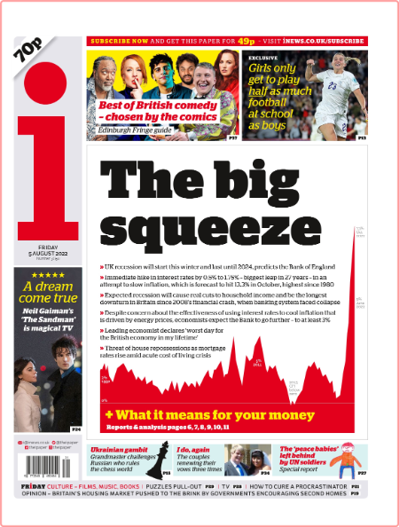 The i Newspaper - Issue 3650 [05 Aug 2022]