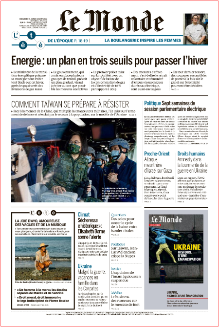 Le Monde - No  24,132 [07-08 Aug 2022]