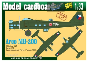 Bloch MB.200 (Model Cardboard)