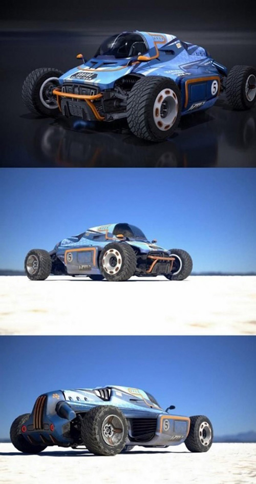 Racing car concept vol 2 3D Model