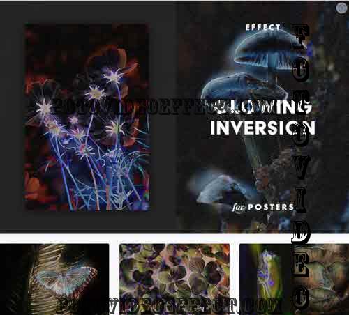 Glowing Inversion Effect for Posters - 7411620