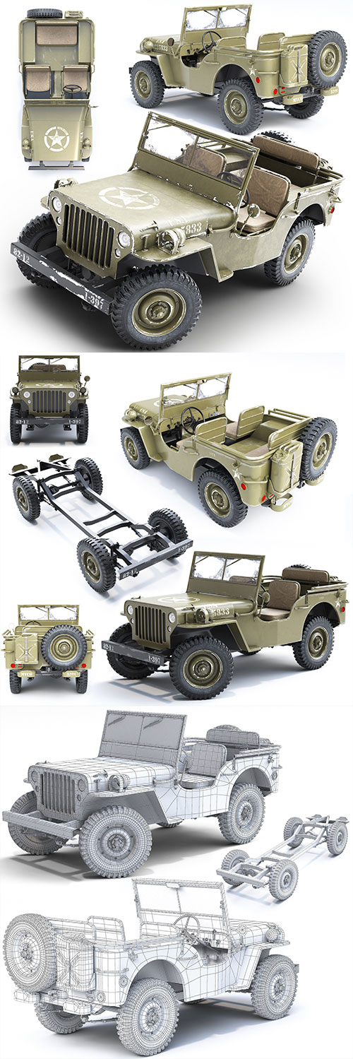 Willys 3D Model