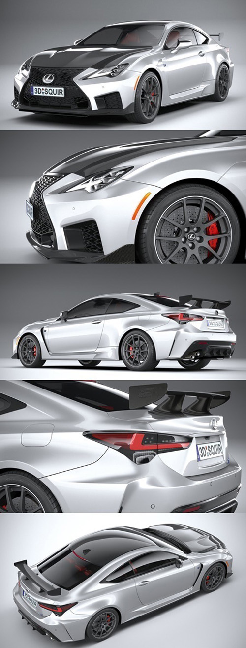 Racing car concept Lexus 2020 3D Model