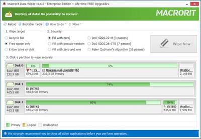 Macrorit Data Wiper 6.9 download the new version for ipod