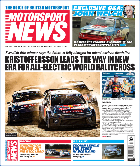 Motorsport News - August 18, 2022