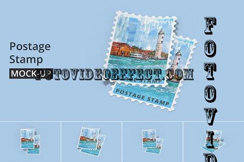 Postage Stamp Mockup - 3YUEPD3