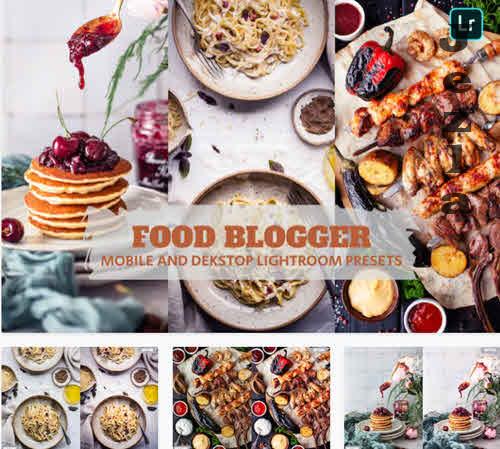 Food Blogger Lightroom Presets Dekstop and Mobile