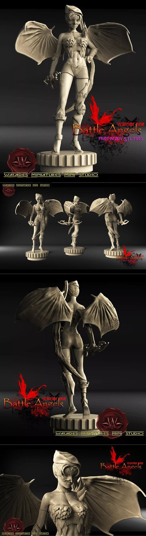 Battle Angel 3D Print