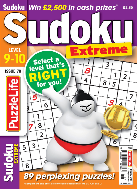 PuzzleLife Sudoku Extreme – August 2022