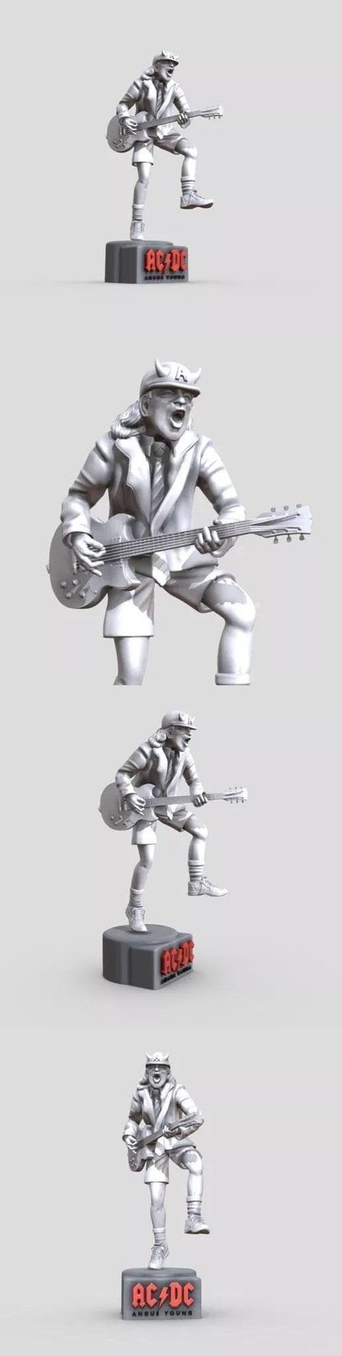 Angus Young – ACDC 3D Print