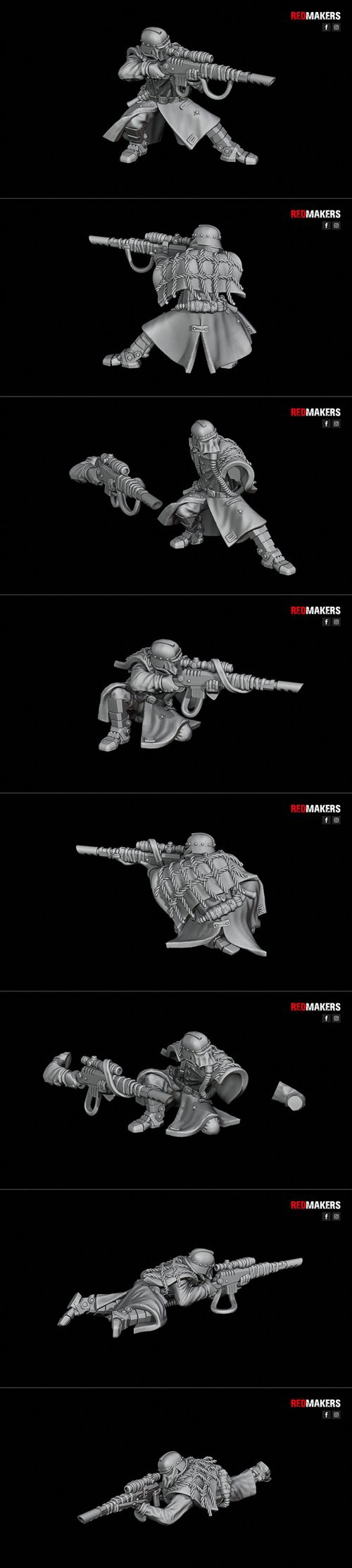 Death Squad - Snipers of the Imperial Force 3D Print