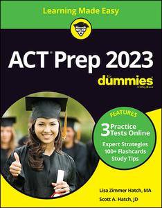 ACT Prep 2023 For Dummies with Online Practice, 9th Edition