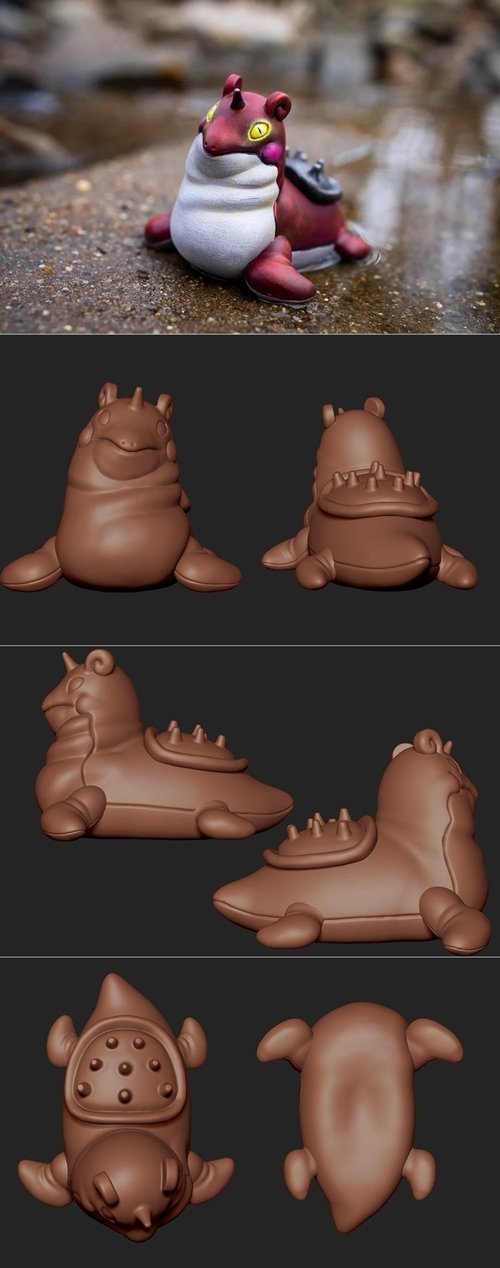 Chonky Nessie 3D Print