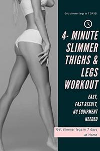 Slimmer LEGS IN 7 DAYS! 4 min No Jumping Quiet Home Workout Plan for Toned and Slim Thighs and Legs