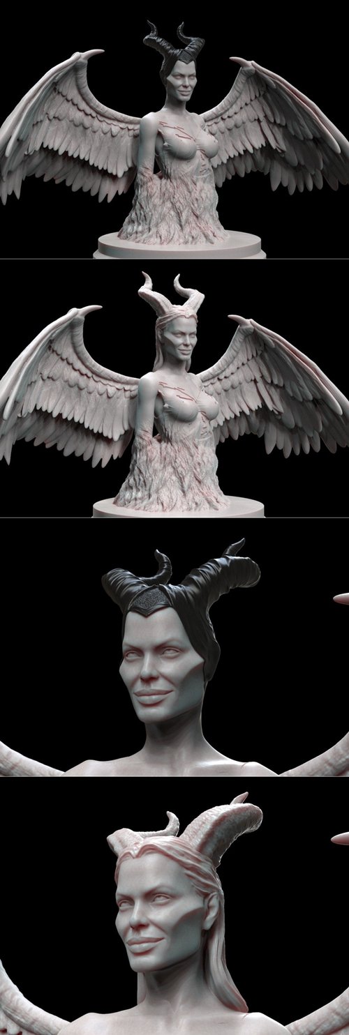 Maleficent 3D Print