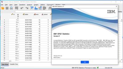 IBM SPSS Statistics 27.0.1 IF026 (x64) 12618d41264809c4a99211c1482c4f6e