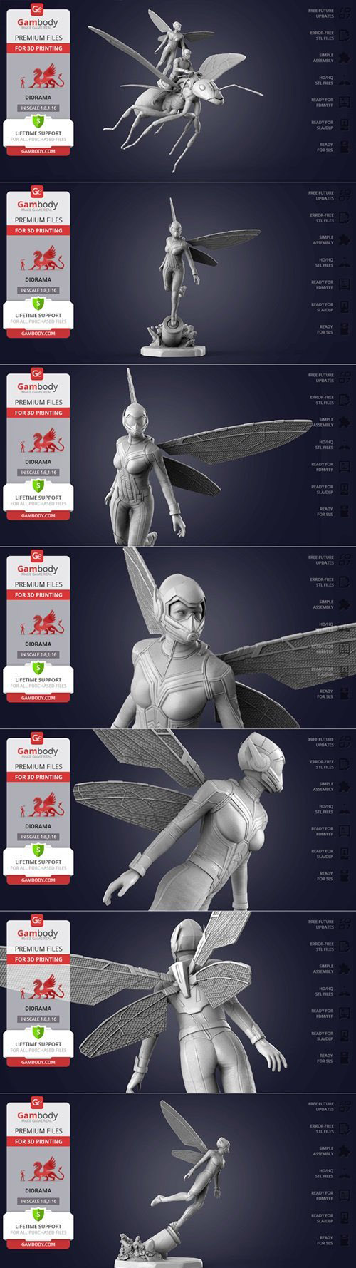 The Wasp 3D Print