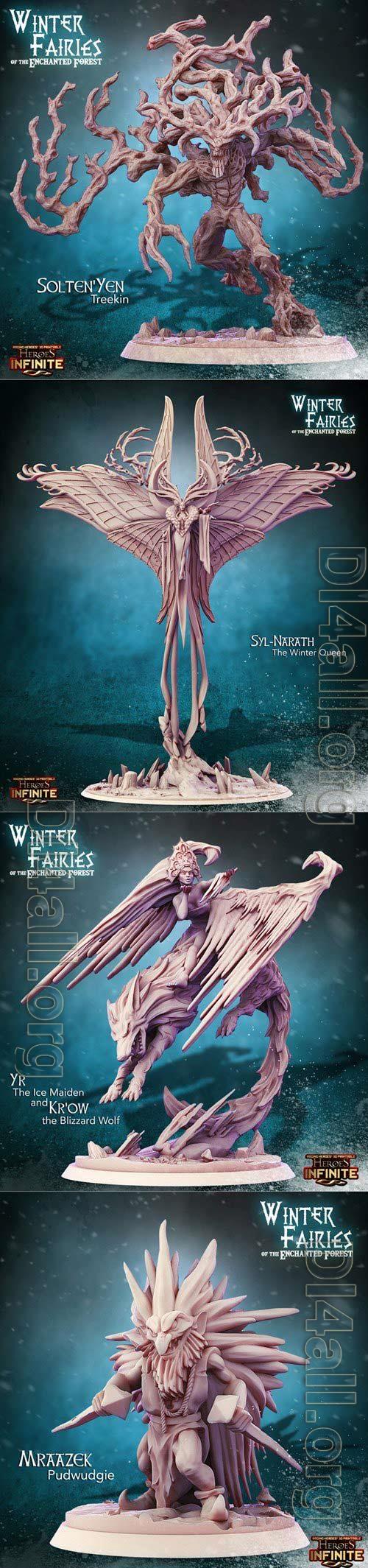 Winter Fairies 3D Print