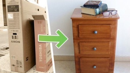 How To Make Useful Furniture From Cardboard