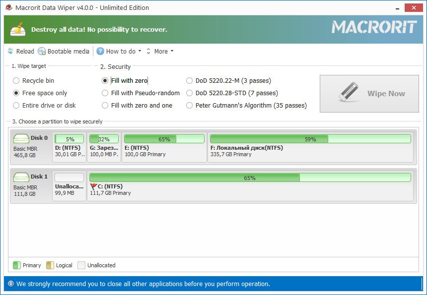 Macrorit Data Wiper 6.2.3 Unlimited Edition Repack & Portable by Elchupacabra 800ce90c7daa1e40d5f57c765c0b3282