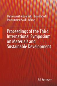 Proceedings of the Third International Symposium on Materials and Sustainable Development 