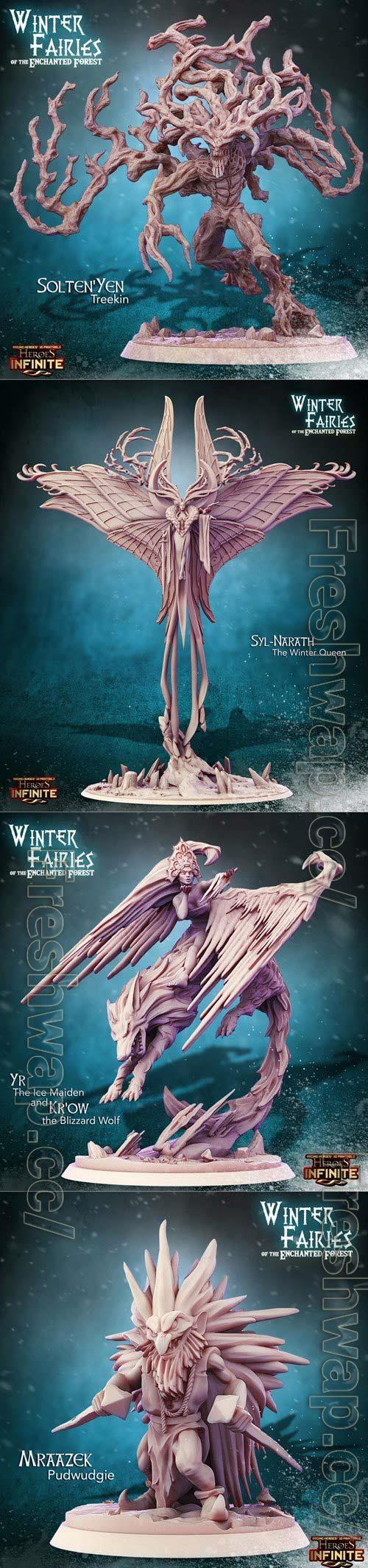 Winter Fairies 3D Print