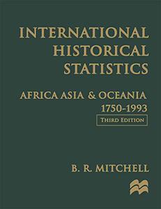 International Historical Statistics Africa, Asia & Oceania, 1750-1993