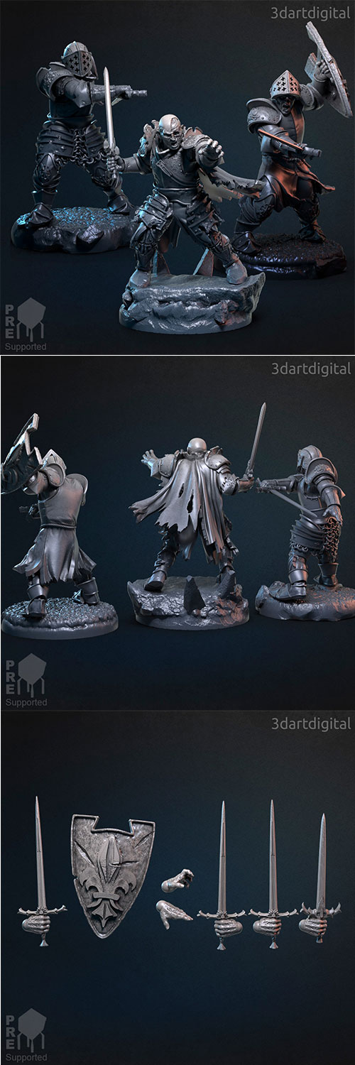 Zombie Knights 3D Print